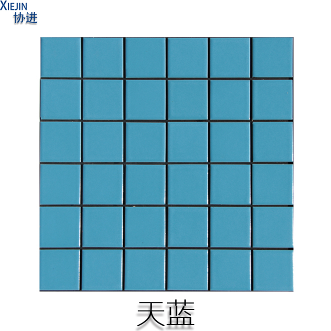 48x48mm天蓝色马赛克